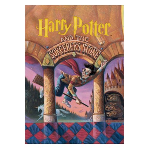 Harry Potter and the Sorcerers Stone Book Cover MightyPrint Wall Art Print